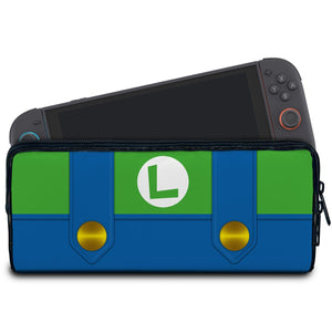 Case Nintendo Switch 2 Bolsa Estojo - Luigi Verde Mania