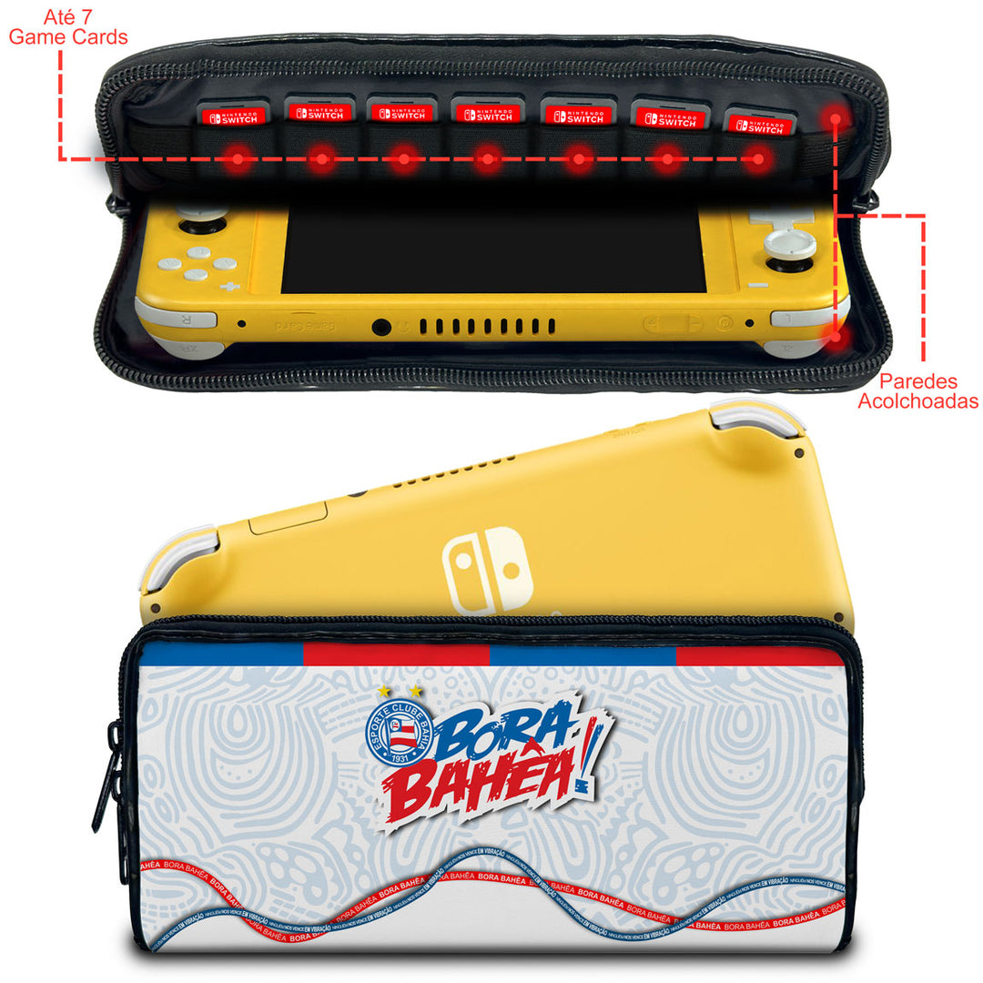 Case Nintendo Switch 1 Lite Bolsa Estojo - Bahia A - Pop Arte Skins - foto 2