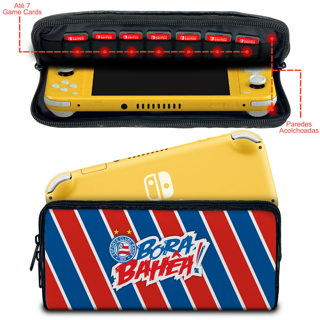 Case Nintendo Switch 1 Lite Bolsa Estojo - Bahia B - Pop Arte Skins - foto 2