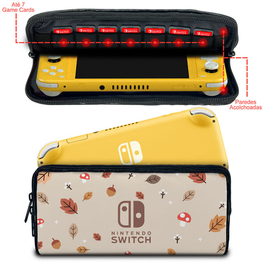 Case Nintendo Switch Lite Bolsa Estojo - Outono