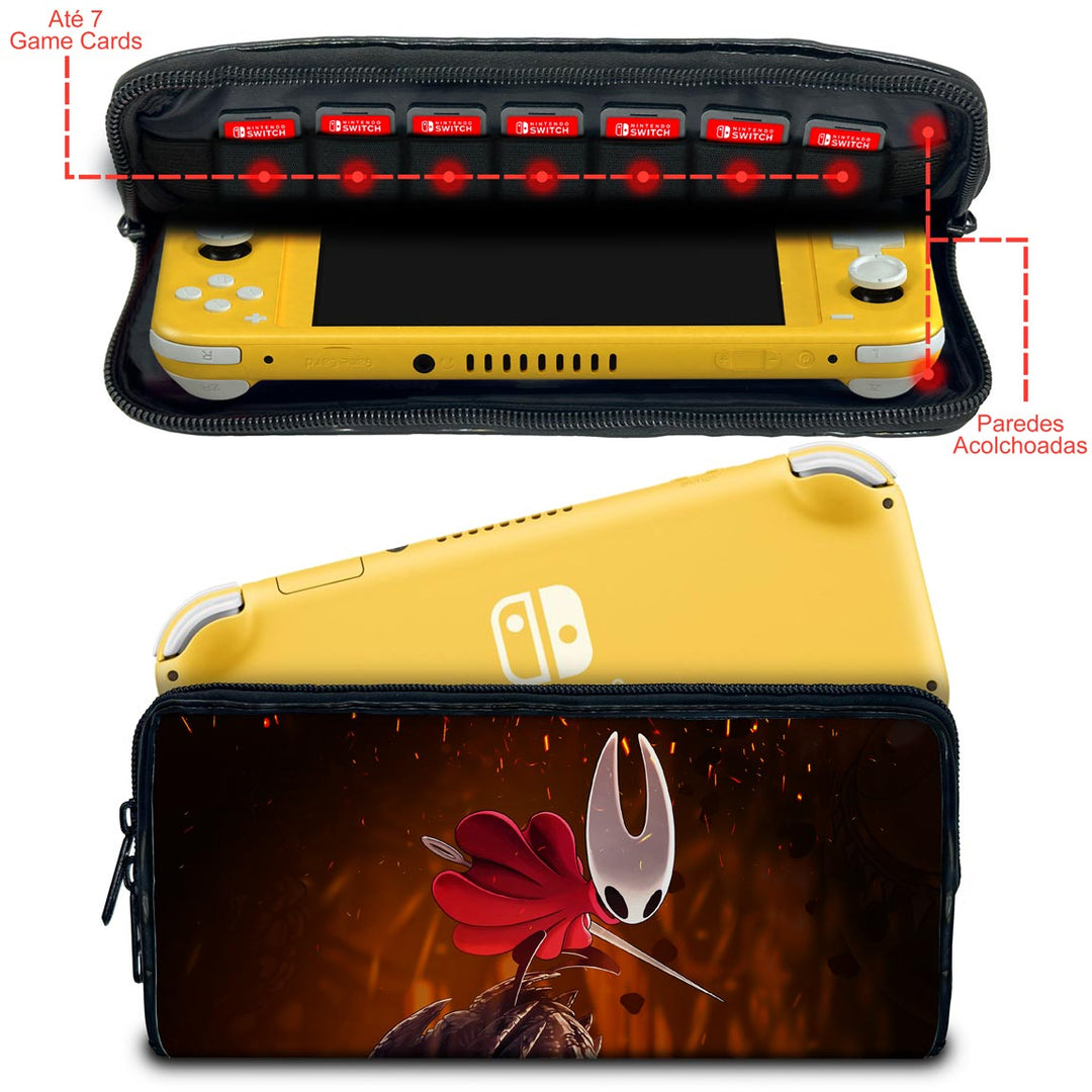 Case Nintendo Switch 1 Lite Bolsa Estojo - Hollow Knight: Silksong - Pop Arte Skins - foto 2