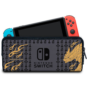 Case Nintendo Switch 1 Bolsa Estojo - Monster Hunter Rise - Pop Arte Skins