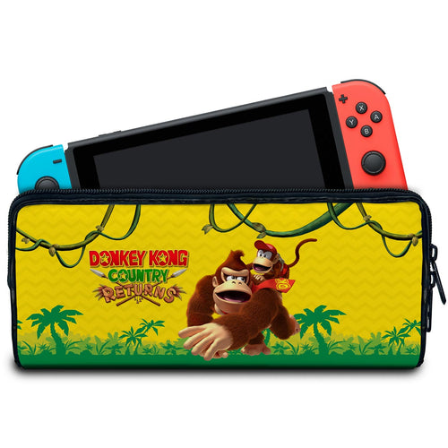 Case Nintendo Switch 1 Bolsa Estojo - Donkey Kong Country Returns