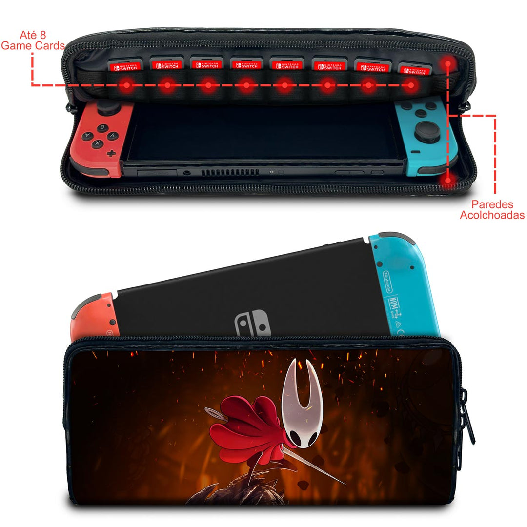 Case Nintendo Switch 1 Bolsa Estojo - Hollow Knight: Silksong - Pop Arte Skins - foto 2