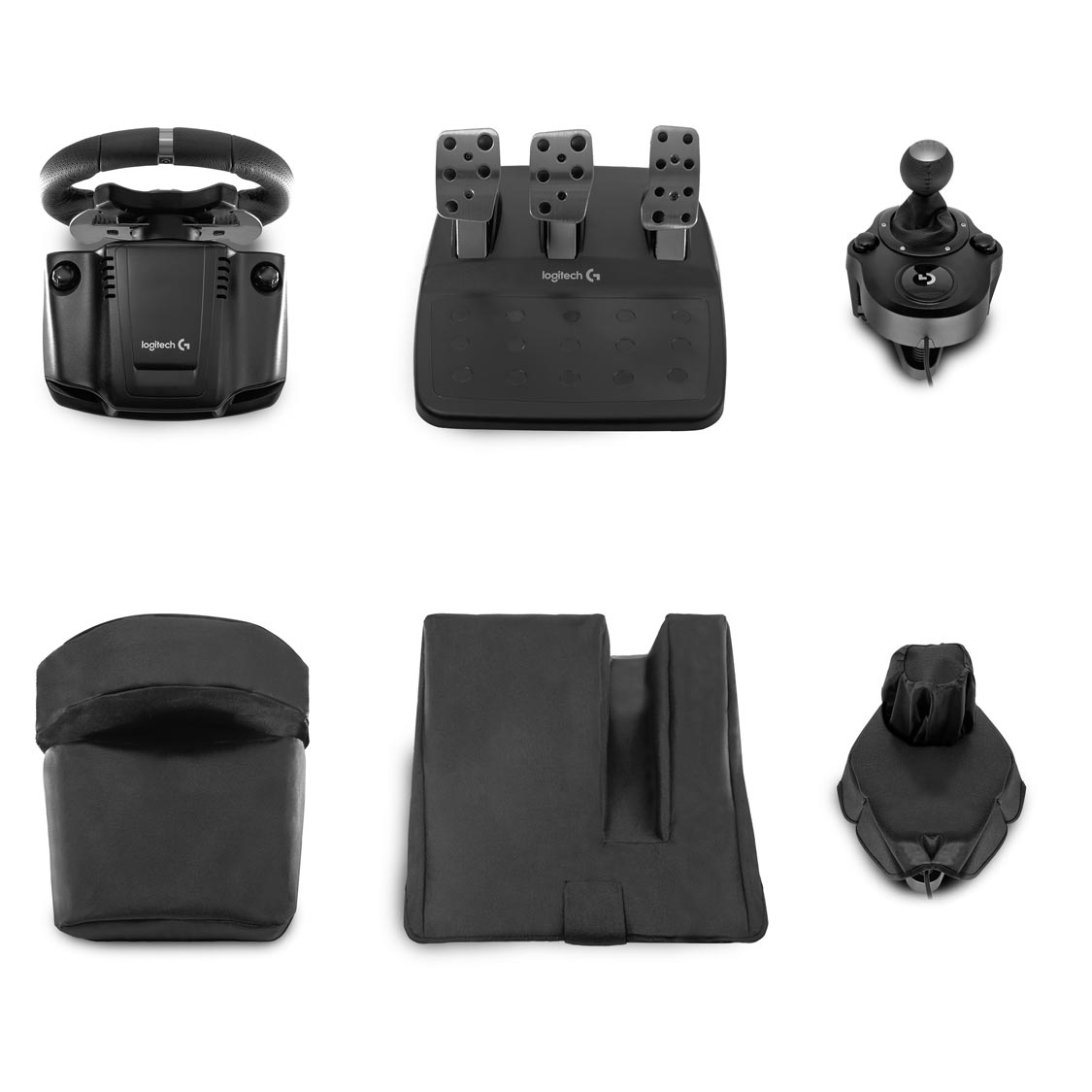 Capa Anti Poeira Volante, Pedal e Câmbio Logitech G25, G27, G29, G920 e G923
