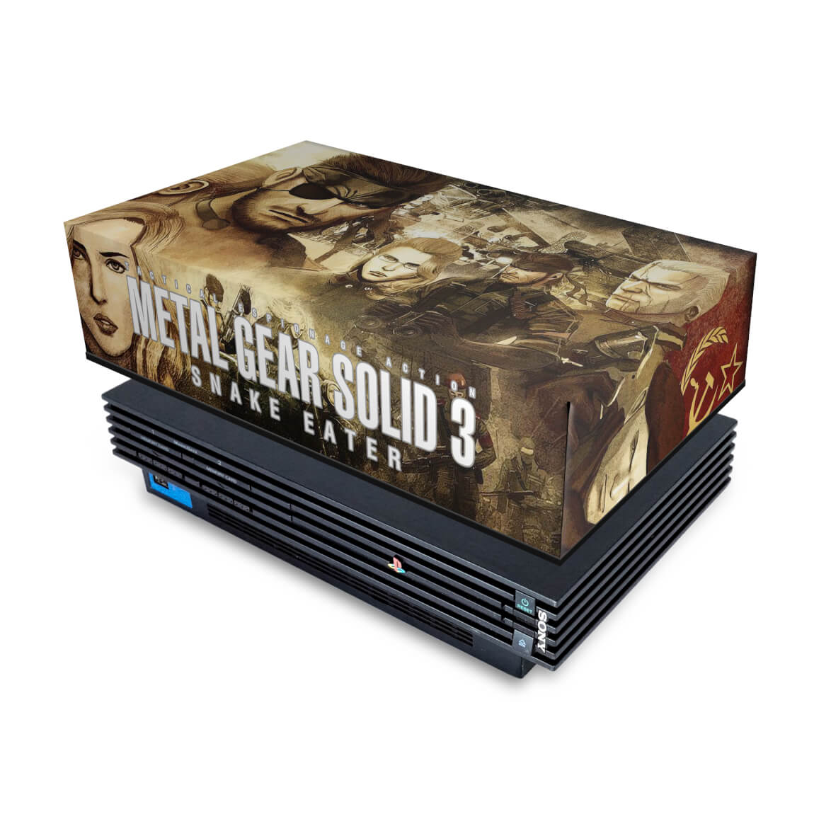 PS2 Fat Capa Anti Poeira - Metal Gear Solid 3
