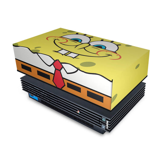 PS2 Fat Capa Anti Poeira - Bob Esponja