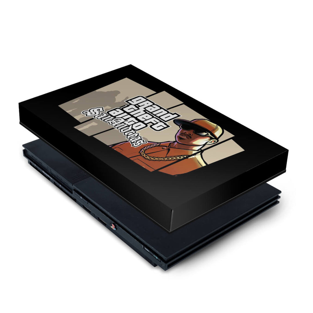 Capa Anti Poeira PS2 Slim - GTA San Andreas