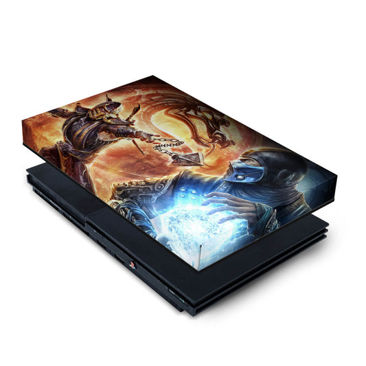 PS2 Slim Capa Anti Poeira - Mortal Kombat