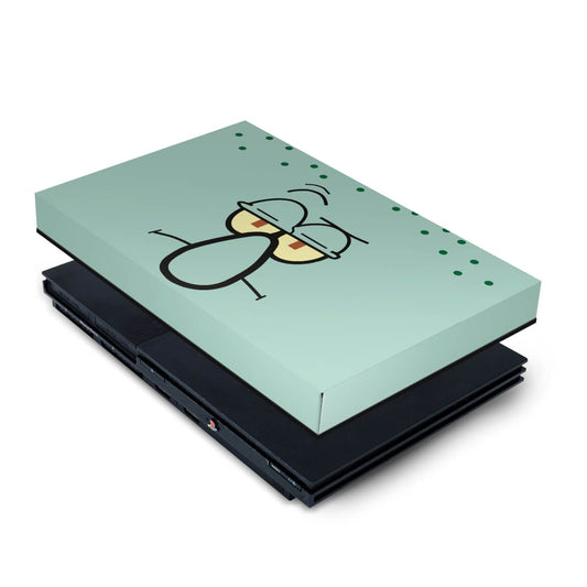 PS2 Slim Capa Anti Poeira - Lula Molusco Bob Esponja