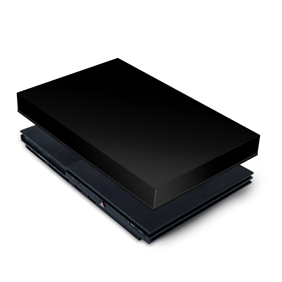 PS2 Slim Capa Anti Poeira - Preta All Black