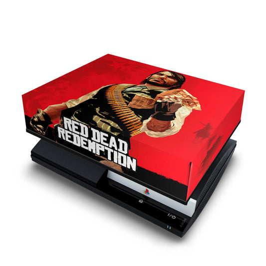PS3 Fat Capa Anti Poeira - Red Dead Redemption