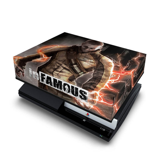 PS3 Fat Capa Anti Poeira - Infamous 2