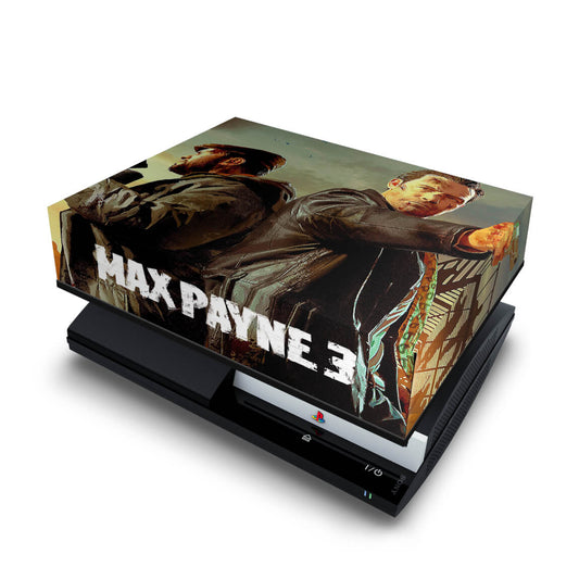 PS3 Fat Capa Anti Poeira - Max Payne 3