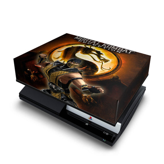 PS3 Fat Capa Anti Poeira - Mortal Kombat #b