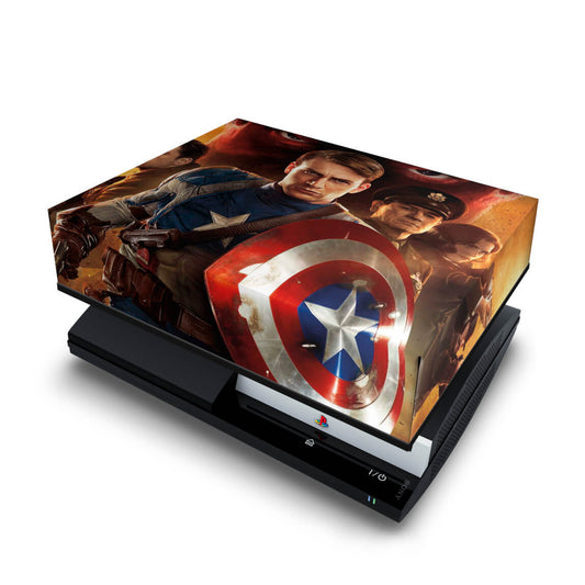 PS3 Fat Capa Anti Poeira - Capitao America
