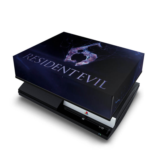 PS3 Fat Capa Anti Poeira - Resident Evil 6
