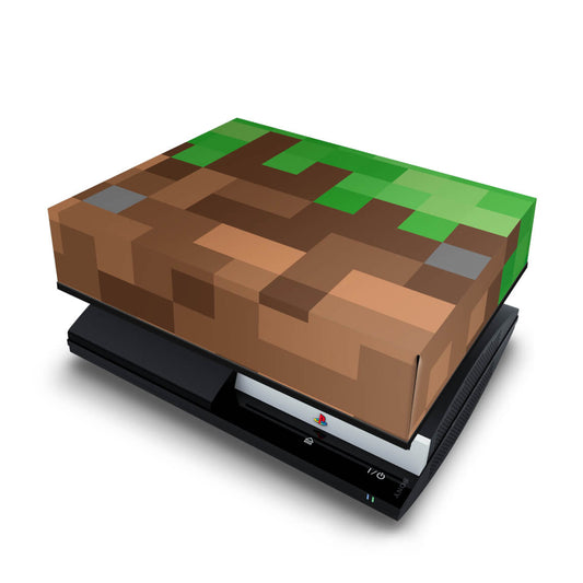 PS3 Fat Capa Anti Poeira - Minecraft