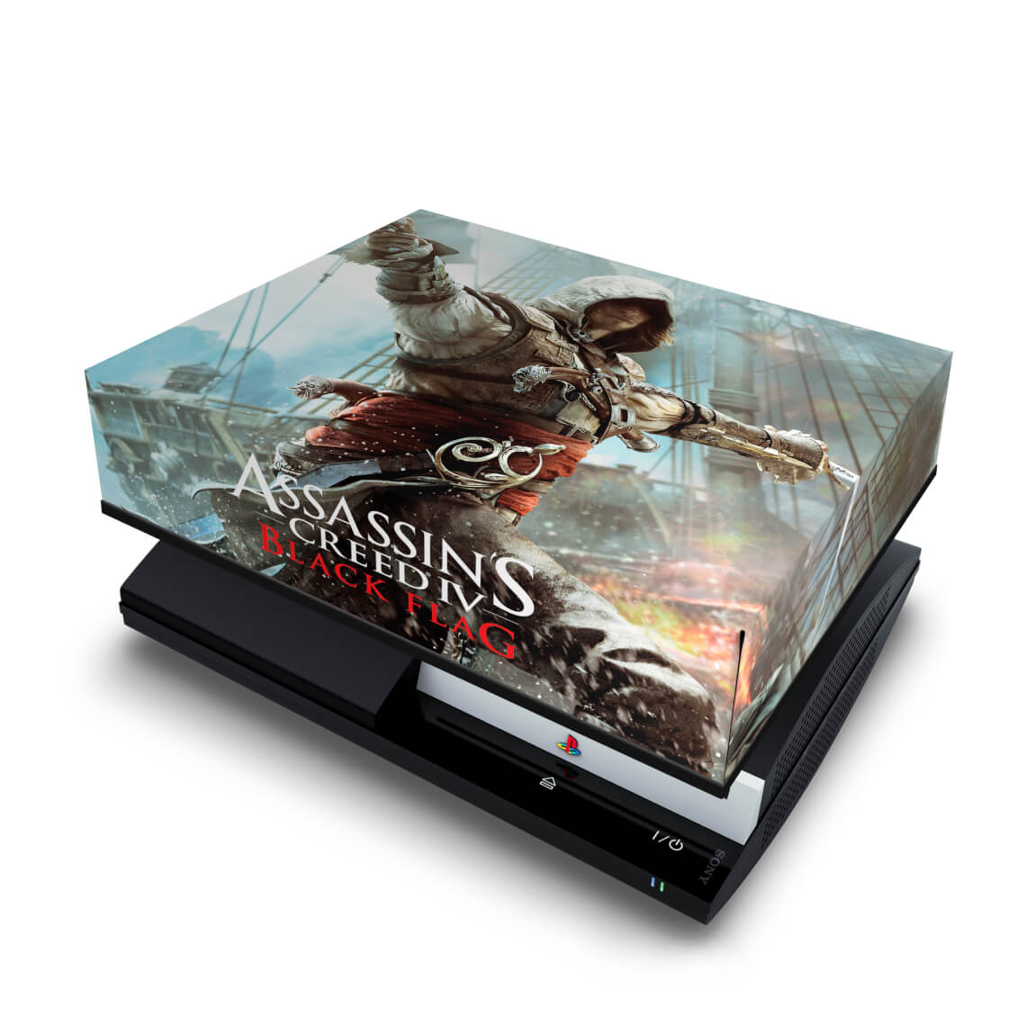 PS3 Fat Capa Anti Poeira - Assassins Creed IV Black Flag