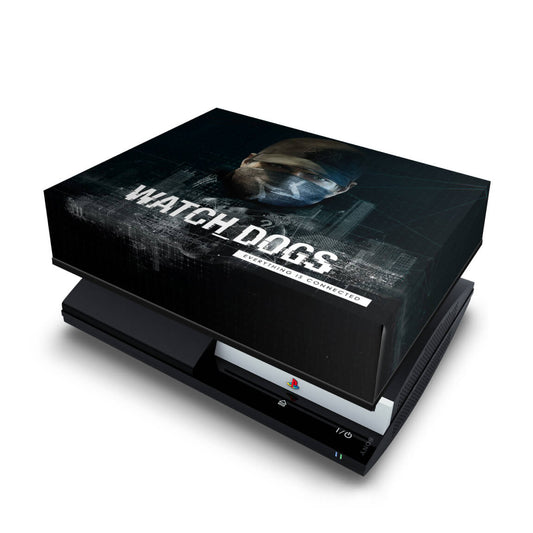 PS3 Fat Capa Anti Poeira - Watch Dogs