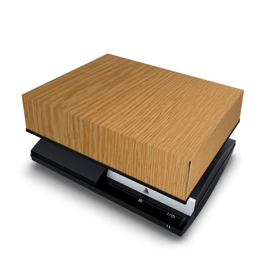 PS3 Fat Capa Anti Poeira - Madeira #2