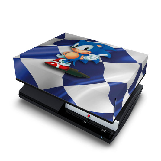 PS3 Fat Capa Anti Poeira - Sonic Hedgehog