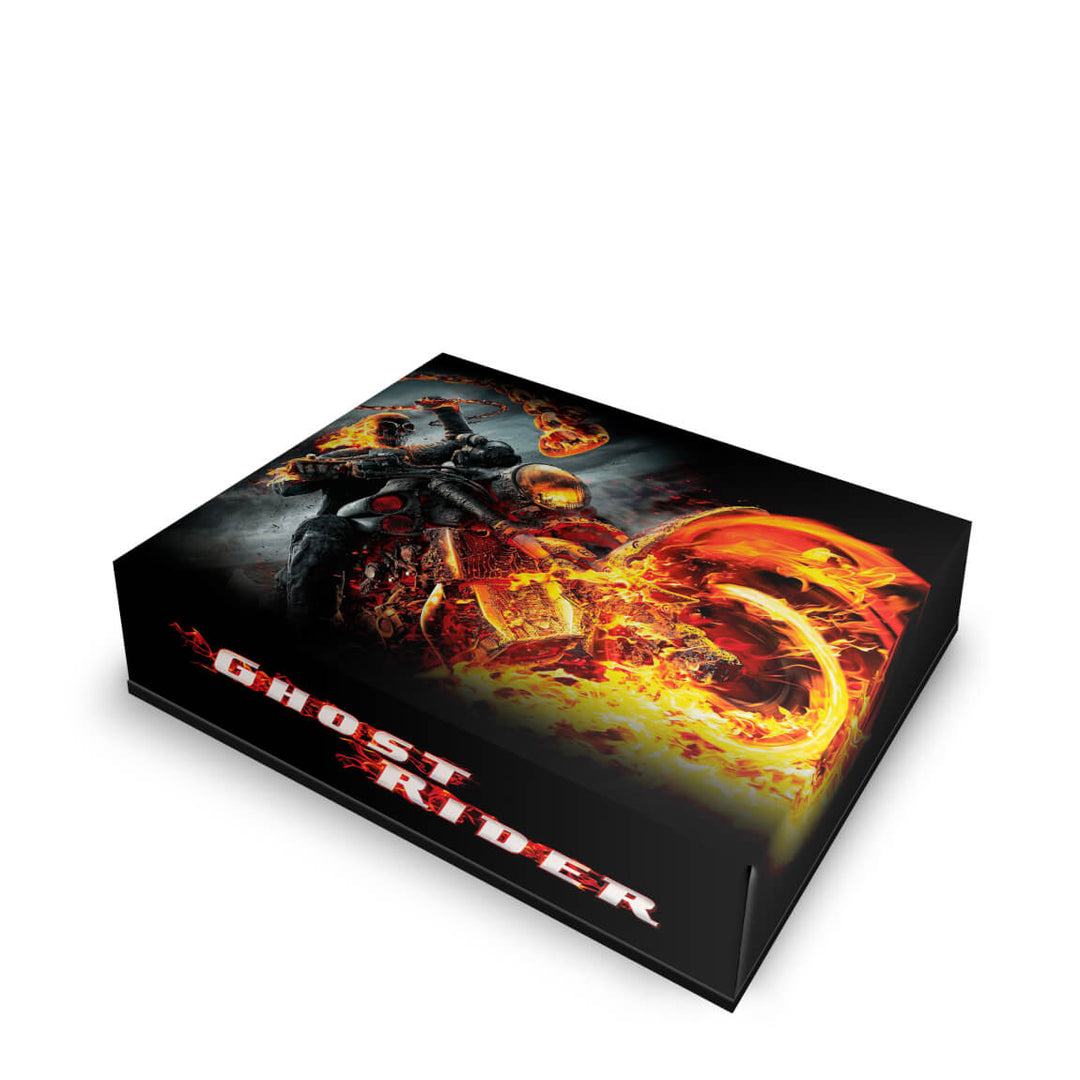 Capa Anti Poeira PS3 Fat - Ghost Rider Motoqueiro #a - Pop Arte Skins - foto 2
