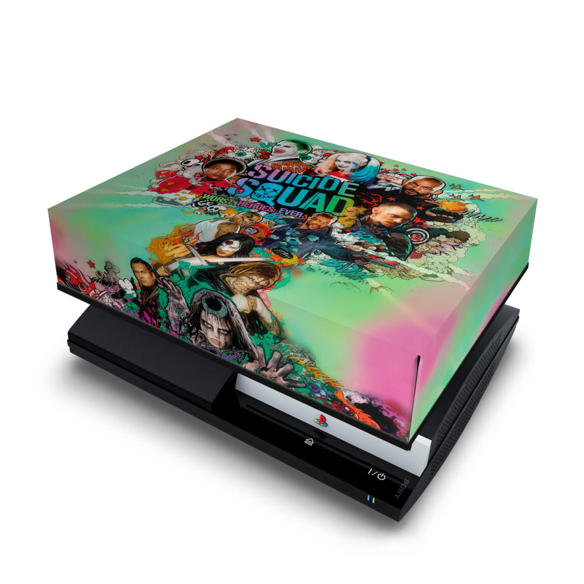 PS3 Fat Capa Anti Poeira - Esquadrão Suicida