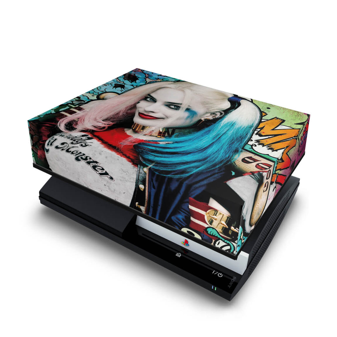 Capa Anti Poeira PS3 Fat - Esquadrão Suicida Coringa