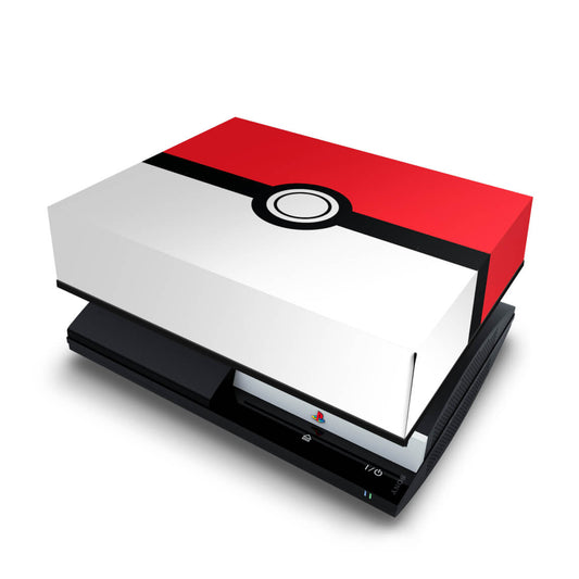 PS3 Fat Capa Anti Poeira - Pokemon Pokebola