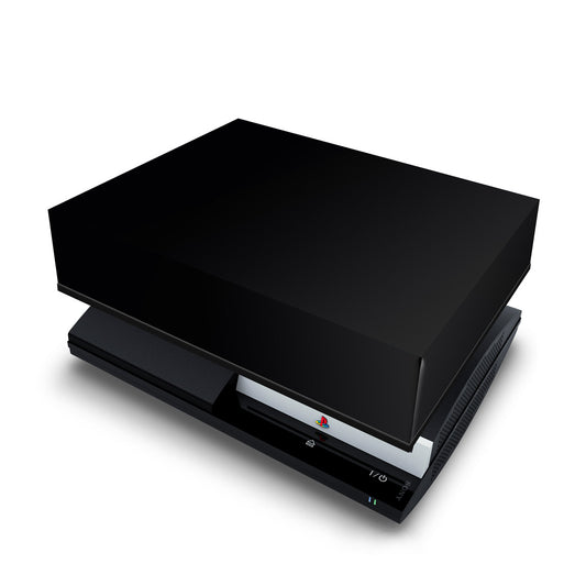 PS3 Fat Capa Anti Poeira - Preta All Black