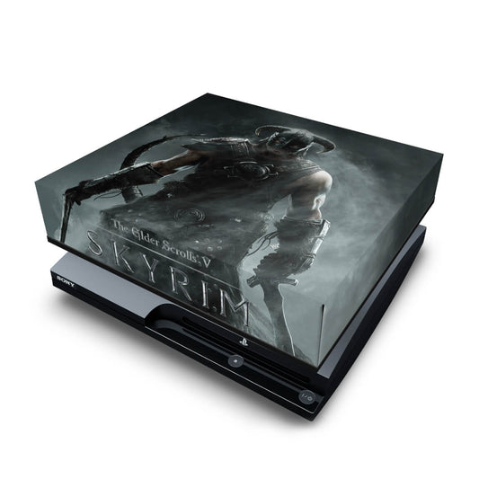PS3 Slim Capa Anti Poeira - Skyrim