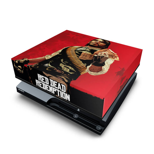 PS3 Slim Capa Anti Poeira - Red Dead Redemption