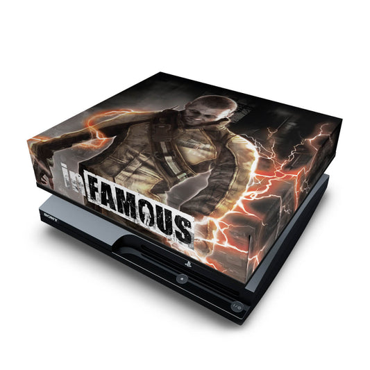 PS3 Slim Capa Anti Poeira - Infamous 2