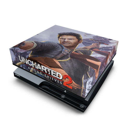 PS3 Slim Capa Anti Poeira - Uncharted 2