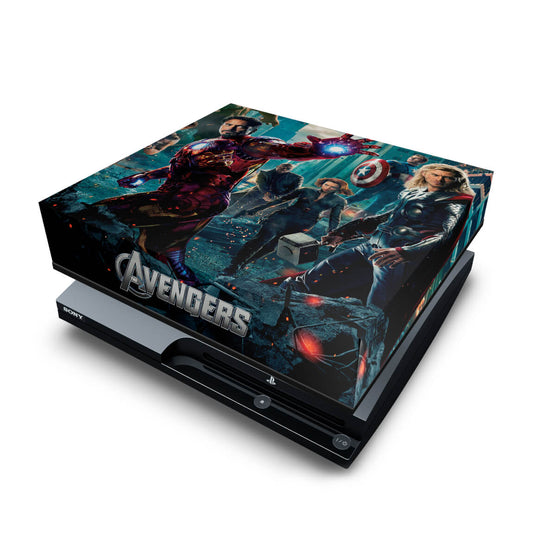 PS3 Slim Capa Anti Poeira - Avengers Vingadores