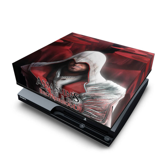 PS3 Slim Capa Anti Poeira -  Assassins Creed Brotherhood #A