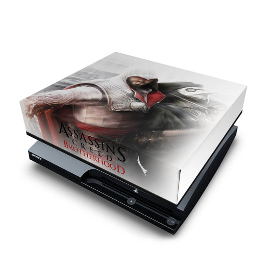 PS3 Slim Capa Anti Poeira - Assassins Creed Brotherhood #B