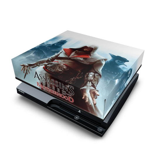 PS3 Slim Capa Anti Poeira - Assassins Creed Brotherhood #C