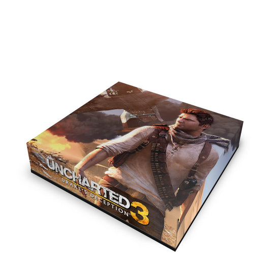 PS3 Slim Capa Anti Poeira - Uncharted 3