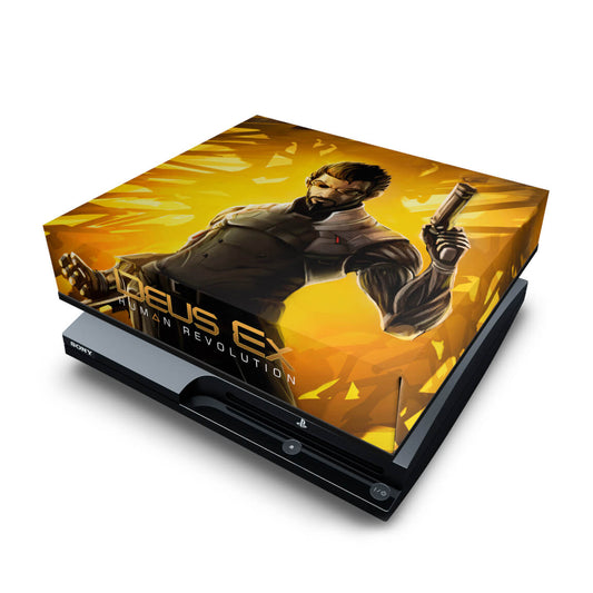 PS3 Slim Capa Anti Poeira - Deus Ex Human