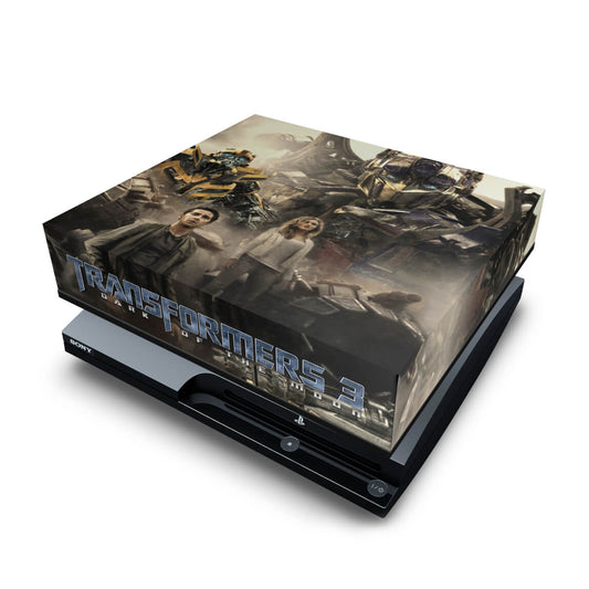 PS3 Slim Capa Anti Poeira - Transformers b