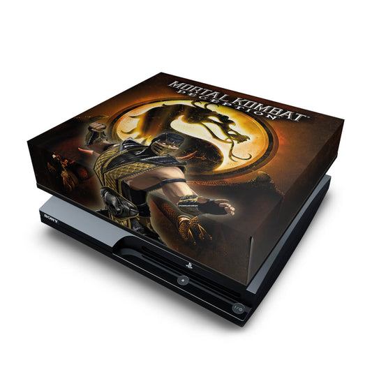 PS3 Slim Capa Anti Poeira - Mortal Kombat #b