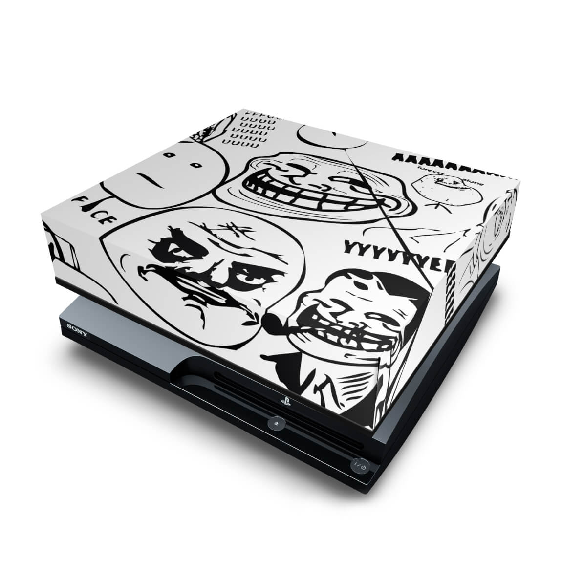 PS3 Slim Capa Anti Poeira - Memes