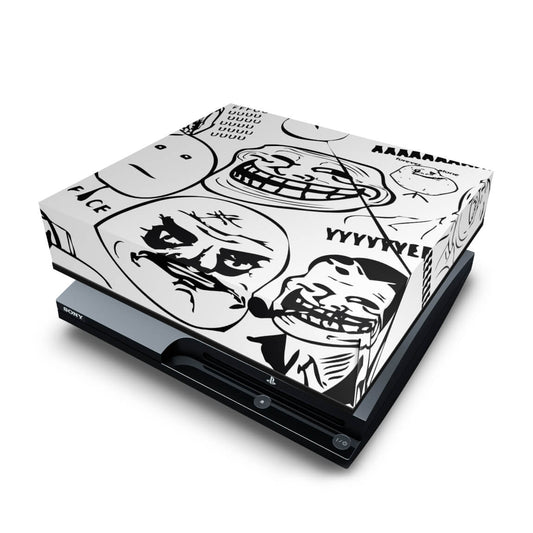 PS3 Slim Capa Anti Poeira - Memes