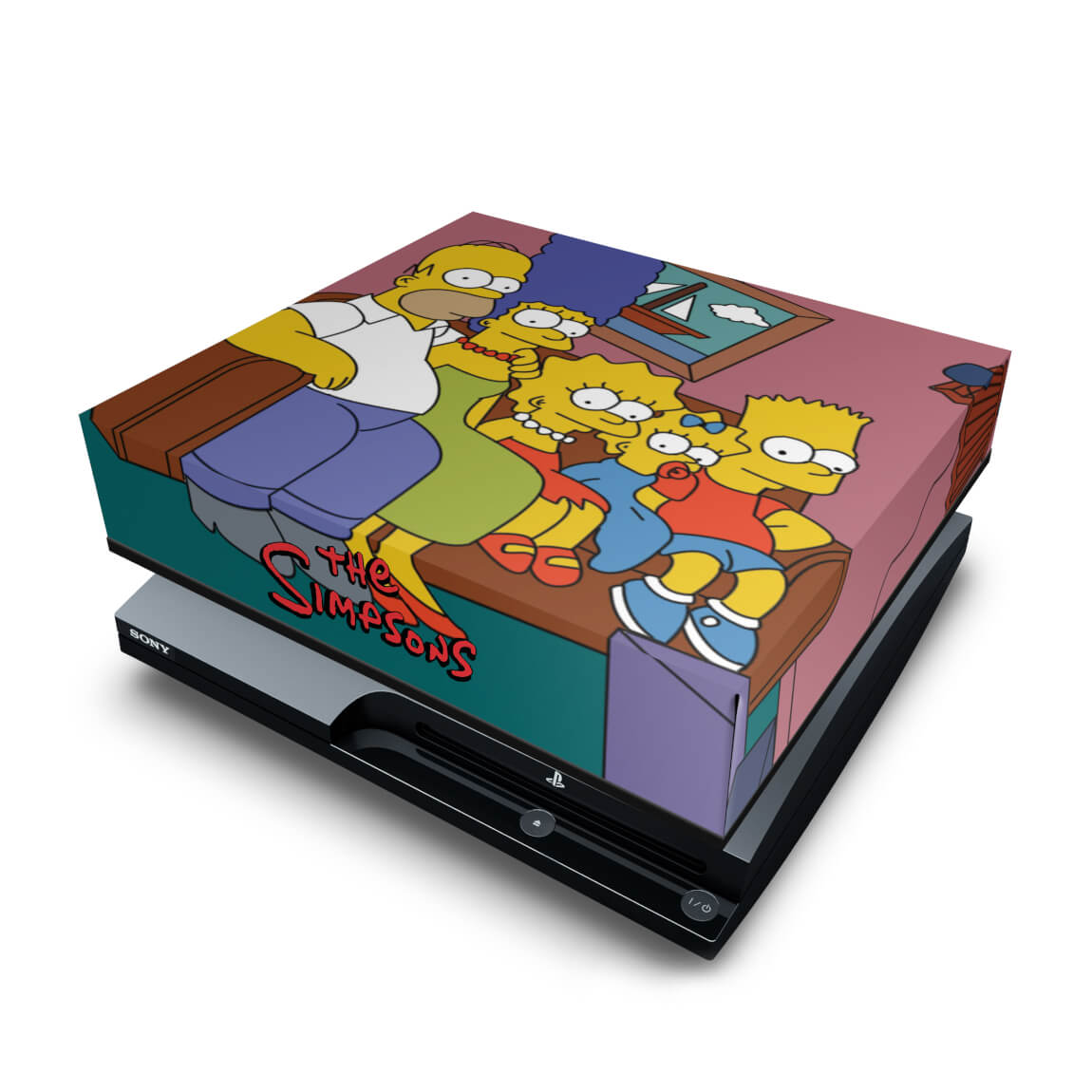 PS3 Slim Capa Anti Poeira - Simpsons