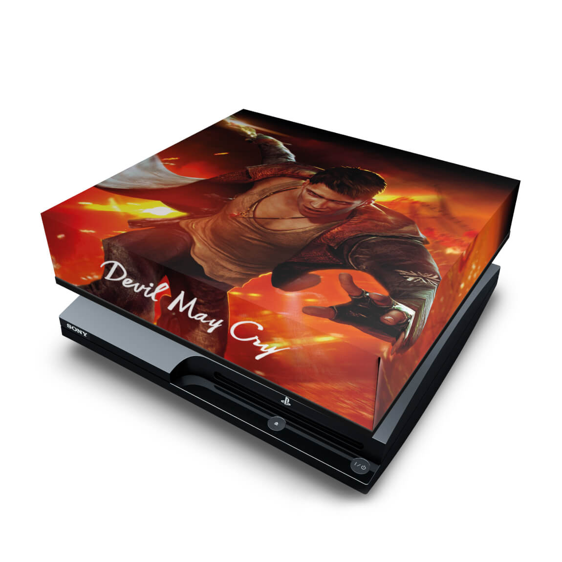 PS3 Slim Capa Anti Poeira - Dmc Devil May Cry