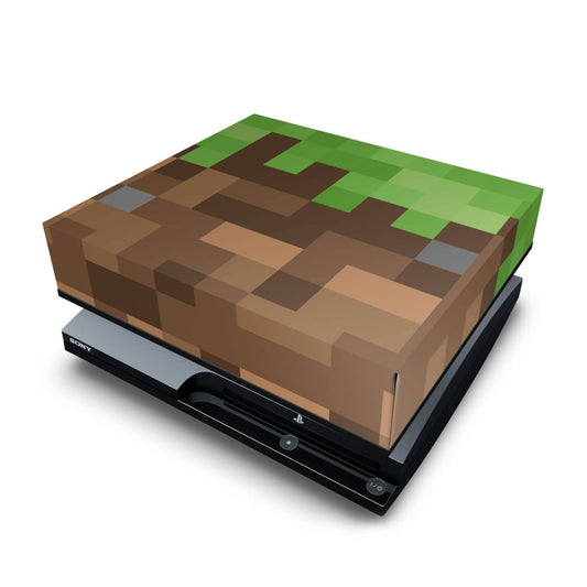 PS3 Slim Capa Anti Poeira - Minecraft