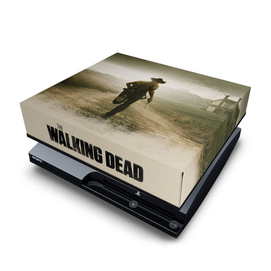 PS3 Slim Capa Anti Poeira - The Walking Dead