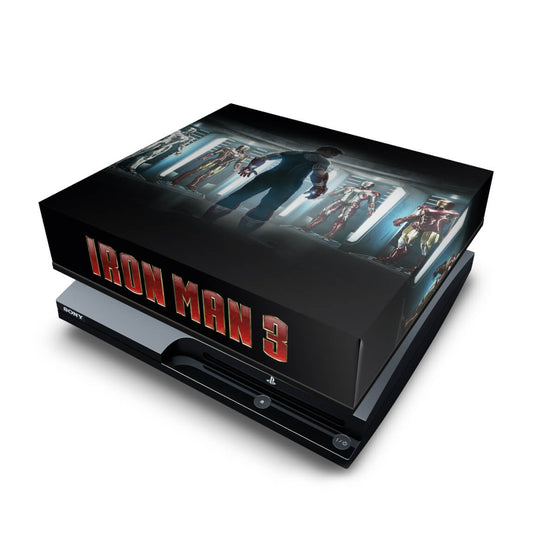 PS3 Slim Capa Anti Poeira - Homem De Ferro